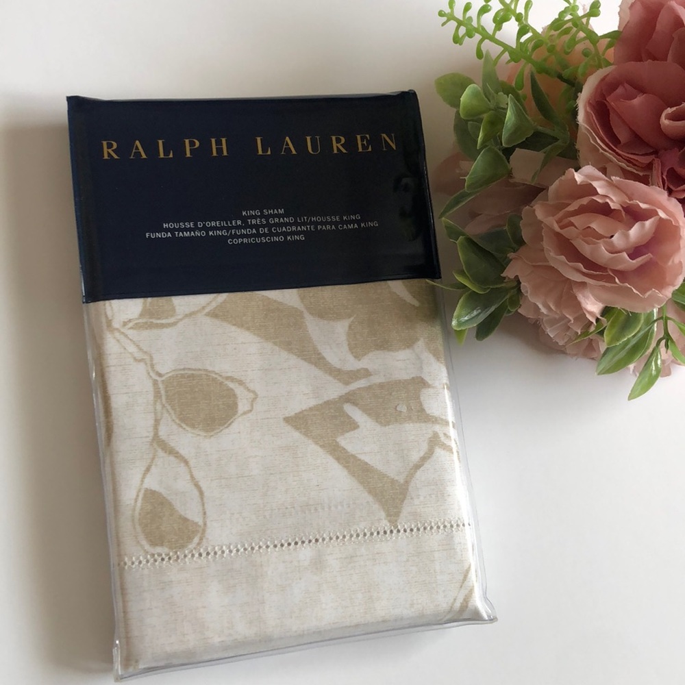 Ralph Lauren Palmetto King Sham Palmetto RL Palmetto KG Sham Lauren Palms NWT